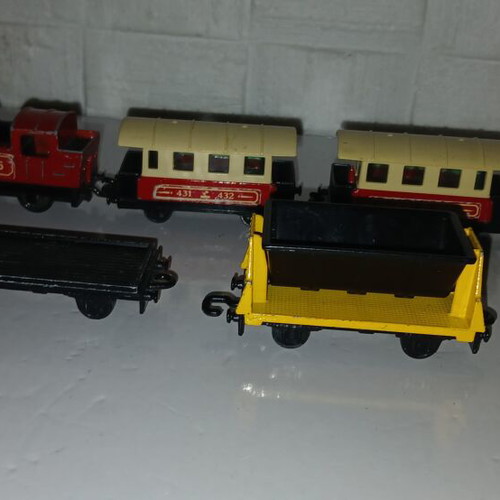 Matchbox train 1978 used, complete set
