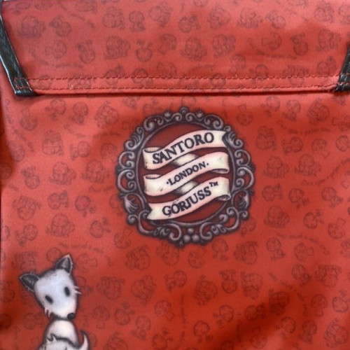 Santoro Gorjuss Little Red Riding Hood crossbody bag like new, red