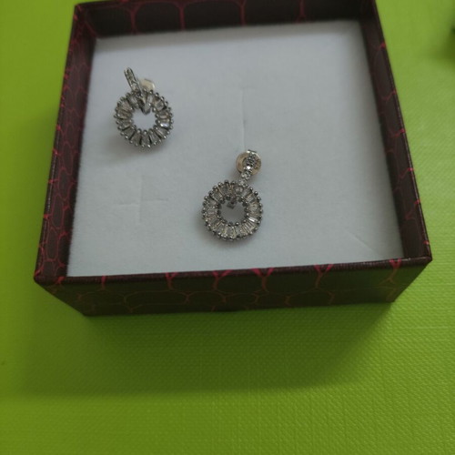 Fashion earrings used, costume jewelry without box