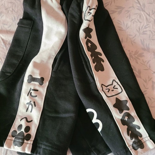 cute cotton shorts - cat design -goth lolita - japanese harajuku fashion kawaii