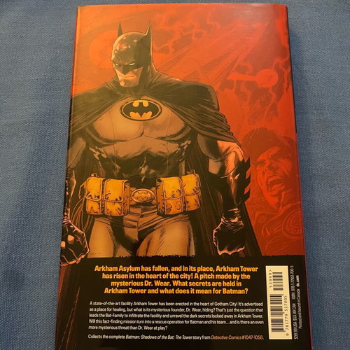 Batman Shadows of the Bat The Tower hardcover like new