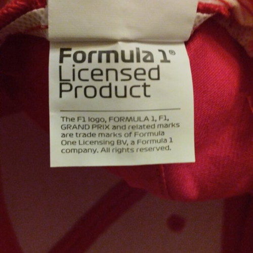 Formula 1 cap new, authentic