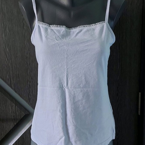 TCM Cotton Top with Ruffles like new, sizes M to XL