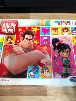 Clementoni Disney Supercolor Ralph Breaks the Internet Puzzle 180 pieces like new