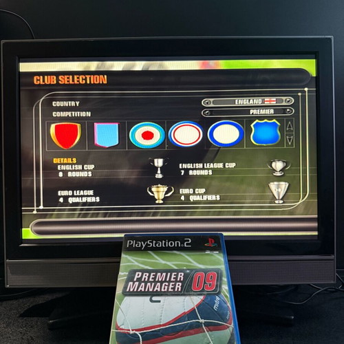Premier Manager 09 PS2 game used