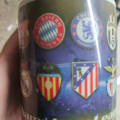 Champions League cup 2015-2016 season used with Olympiacos