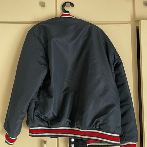 New York Yankees Double Faced Jacket size L like new, blue and red