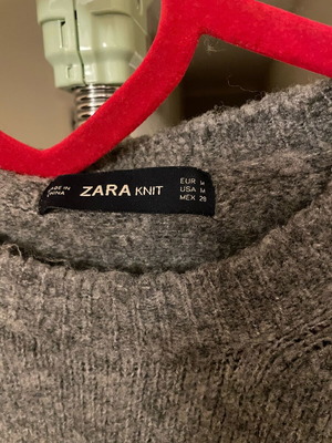 Zara grey medium oversized sweater used