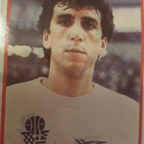 Lyberis Andritsos Eurobasket 87 collectible sticker used