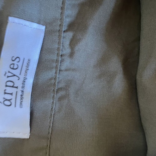 Arpyes midi skirt like new, green, with pockets