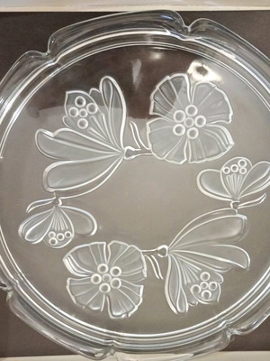 Miranda platter by Walther Glass new