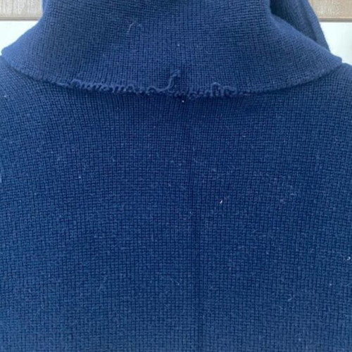 Ralph Lauren knit blazer navy and white