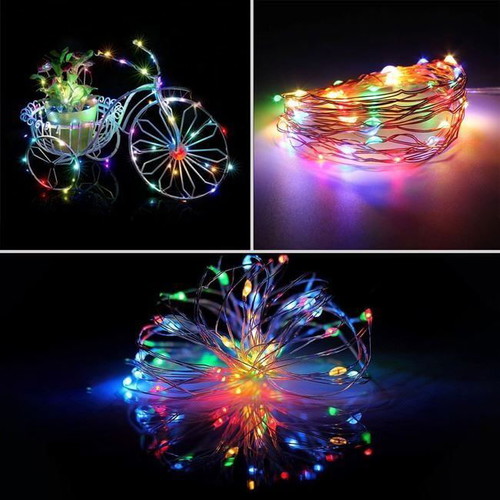 Decorative LED lights 20 pcs 1.9m pastel multicolor new