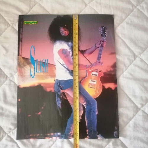 Poster from 1990s magazine with Brian Austin Green and Slash, like new