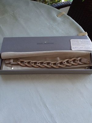 Daniel Swarovski Paris Orphee Taupe σετ κολιέ και βραχιόλι καινούργιο