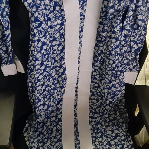Anthé Collection dress small like new, white and blue