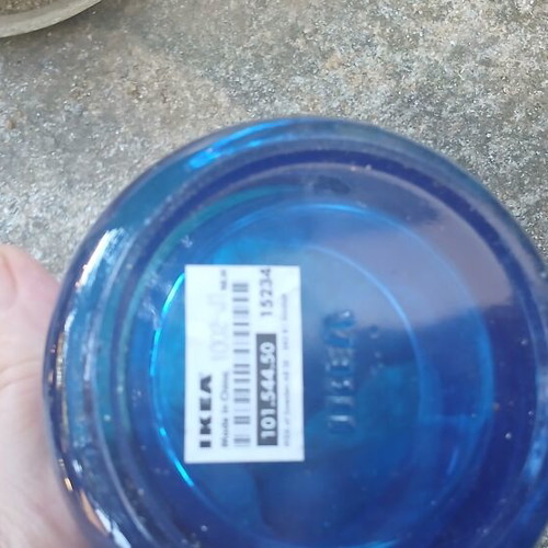 Glass tealight holders IKEA, new, set of 2