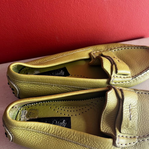 Made In Italia leather shoes used, size 37, green