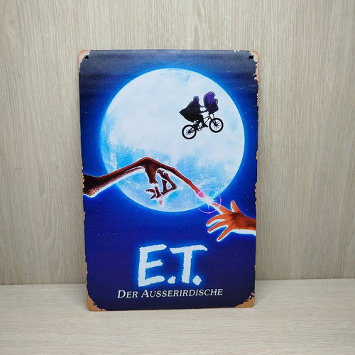 E.T. the Extra-Terrestrial Aluminum Sign new, 1982 movie