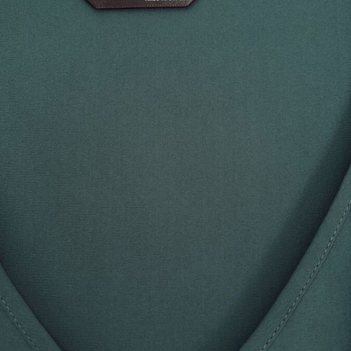 Shein women's blouse like new, dark green V-neck butterfly sleeves