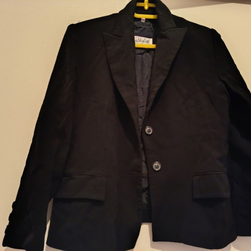 Stylist Women's Jacket Size 50 Like New Black