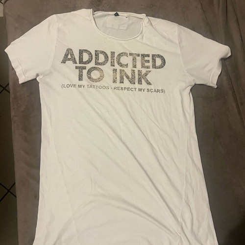 Vagrancy T-shirt used, white, size M