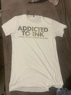 Vagrancy T-shirt used, white, size M