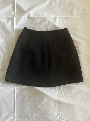 Black short skirt