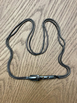 Zara belt thin metallic like new, silver size 85