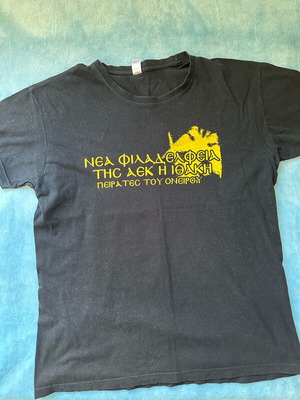 AEK Pirates Fan T-shirt Size L Like New
