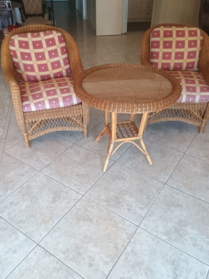 Furniture set like new, living room and veranda