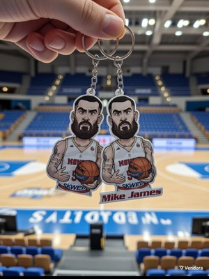 Μπρελόκ ακρυλικά σαν καινούργια, πακέτο 2 τεμαχίων