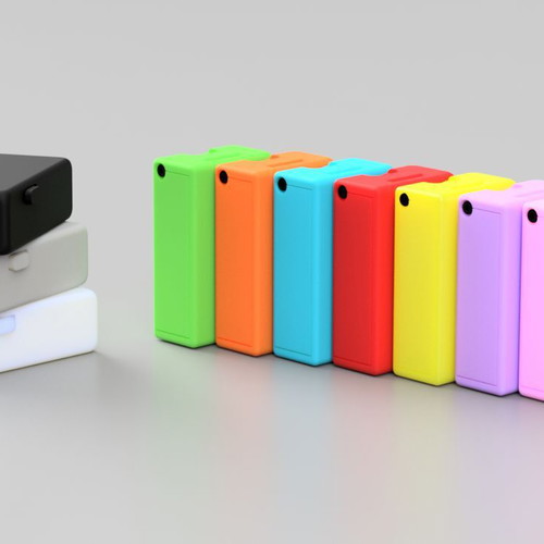 SlimeVR Virtual Reality Trackers set with USB-C charging station