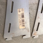 Shelf support brackets used, pack of 14, grey and white
