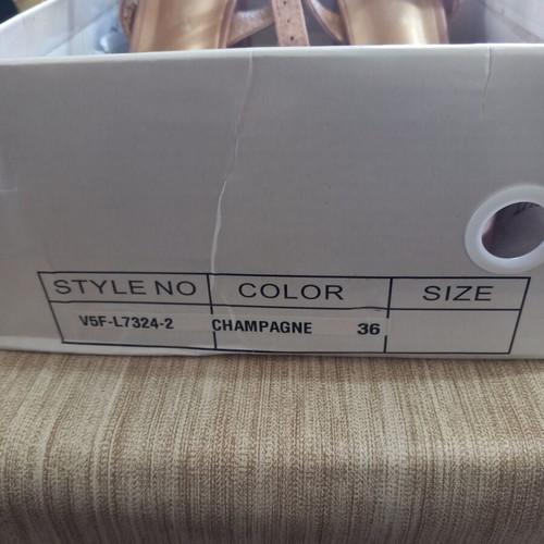 Tulipano sandals size 36 like new, pink and gold platform