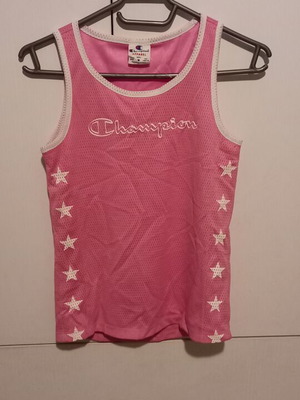 Champion Pink Sleeveless Basketball Style Top New