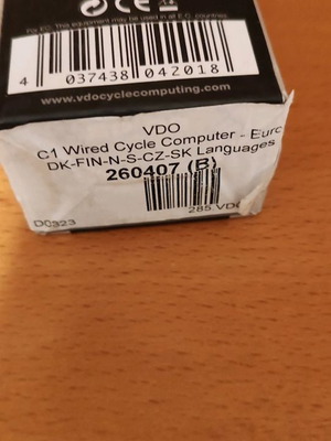 VDO C1 Bicycle Computer new