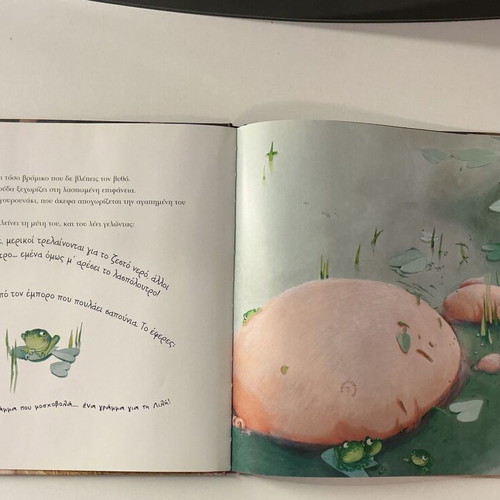 The Unicorn on the Farm Book like new, Greek