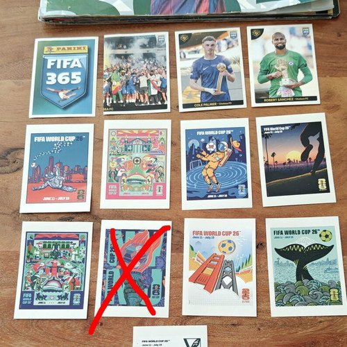 Panini FIFA 365 2026 Special Stickers like new, FIFA World Cup 26