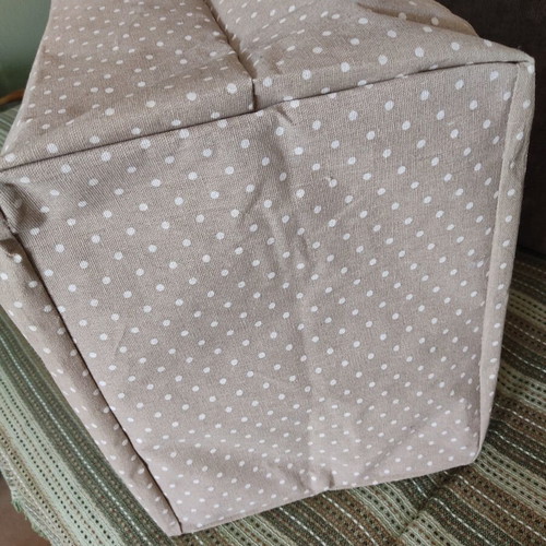 Storage basket with handles, new, thick canvas fabric
