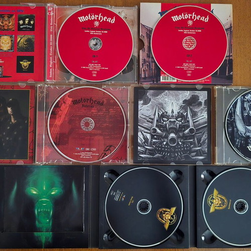 Motörhead CD collection, 14 CDs, first editions & special editions