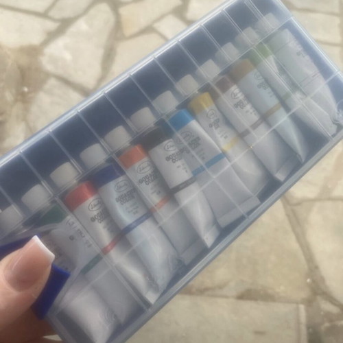 Craft paint set with many colors, new