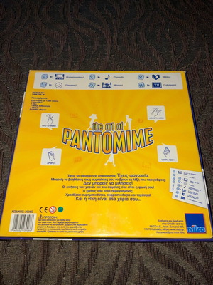 The Art Of Pantomime board game like new
