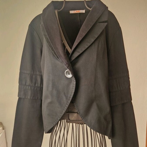 LAK cotton blazer vintage like new, black size M