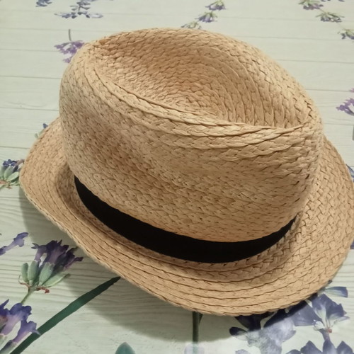 Straw hat H&M like new, size 49/50 cm, 1-2 years