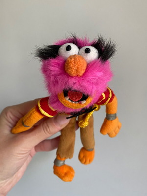 Animal the Drummer Muppet Mini Plush Toy Disney Store used