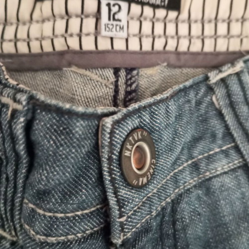 Boy's denim jeans, size 152 cm, grey
