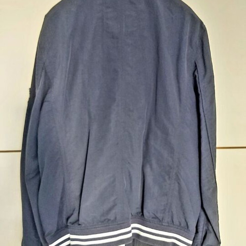 Funky Buddha jacket used, size large, white and blue