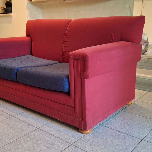 Two-Seater Sofa like new, classic style, fabric, 150x80 cm