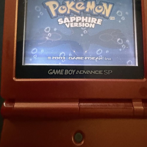 Pokemon Sapphire Version Game Boy Advance cartridge used, genuine European